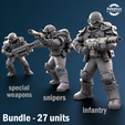 bundle.png Pacote de Infantaria. Tropas de chapa cinzenta. Guarda Imperial