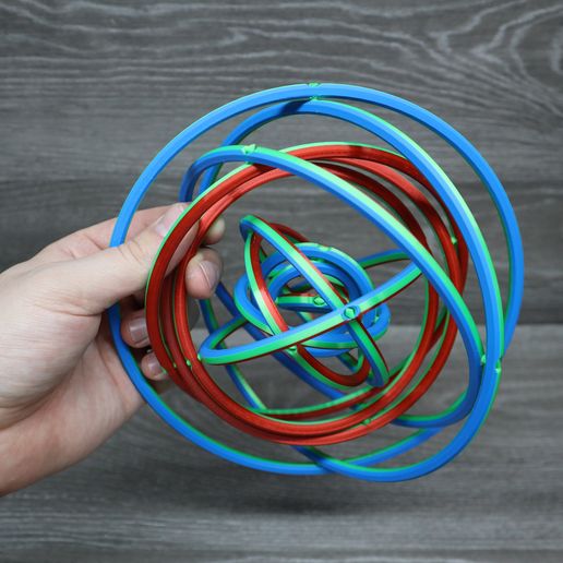 3D print Mega Gyro Fidget(s)・Cults