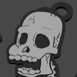 homer-skull.png keychain simpsons/ keychain simpsons