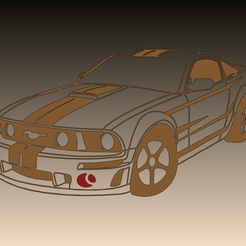 Ford-Mustang-00.png Ford Mustang 2D Art