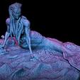 4.png 美人鱼 , 海妖 , 女妖 , 湖怪 , 鱼女 , 半鱼人 3d 可打印缩影