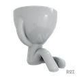 0011.png Бесплатный STL файл Стильный горшок・3D-печатная модель для скачивания