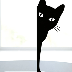 gato2.png Cat Book Holder, Bookend