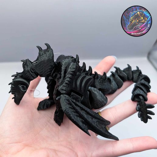 🐉 Dragon Shoulder Puppet・ STL File for 3D printing・Cults