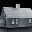 Render2.png N-Scale House 'Historic Vincent Residence' 1:160 Scale STL Files