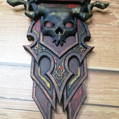 Без-названия-5.png Diablo banner crest 3d model for 3d printing stl
