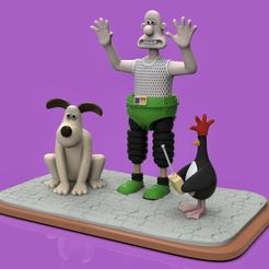 fullsizeoutput_2862.jpeg 3D file Wallace and Gromit The Wrong Trousers STL・3D printable model to download