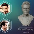 01.jpg Robert Downey 3D portrait sculpture