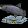 Rainbow-trout-trophy-open-mouth-1-15.png fish rainbow trout / Oncorhynchus mykiss trophy statue detailed texture for 3d printing