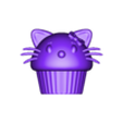 Hello_kitty_muffin.stl Hello kitty muffin | cupcake | cat | toy
