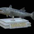 Barracuda-huba-trophy.png fish great barracuda statue detailed texture for 3d printing