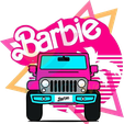 barbie-2color.png pack x 3 cutter cookie cutter barbie