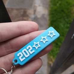 WhatsApp-Image-2023-03-06-at-12.47.52.jpeg STL file Key ring 2023 of Stars・3D printable model to download