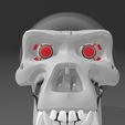 ALEXA-ECHO-DOT-5-T-800-GORILLA-SKULL.jpg Suporte Alexa Echo Dot 4a e 5a Geração Gorilla T-800 Terminator Skull