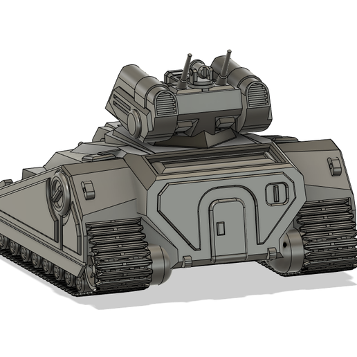 🔥 American Mecha Hachiman Fire Support Tank with supports・ 3D File for ...