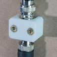 Capture d’écran 2017-10-31 à 15.54.34.png Free STL file Bracket for BNC Antenna connector・Template to download and 3D print