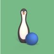 PenguinBowling1.jpg Cute Animal Bowling