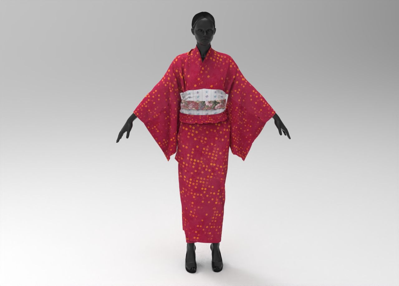 untitled.325.jpg Télécharger fichier Robe Yukata rouge • Objet pour imprimante 3D, theworldentertainment