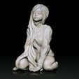 Sitting-Girl_White.jpg Fichier STL Fille mignonne - fille d'anime - femme sexy - modèle imprimé 3D・Modèle pour imprimante 3D à télécharger, adamchai