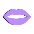 lips_2_small.stl niedliche Zufallselemente für Scrapbooking und andere Bastelarbeiten