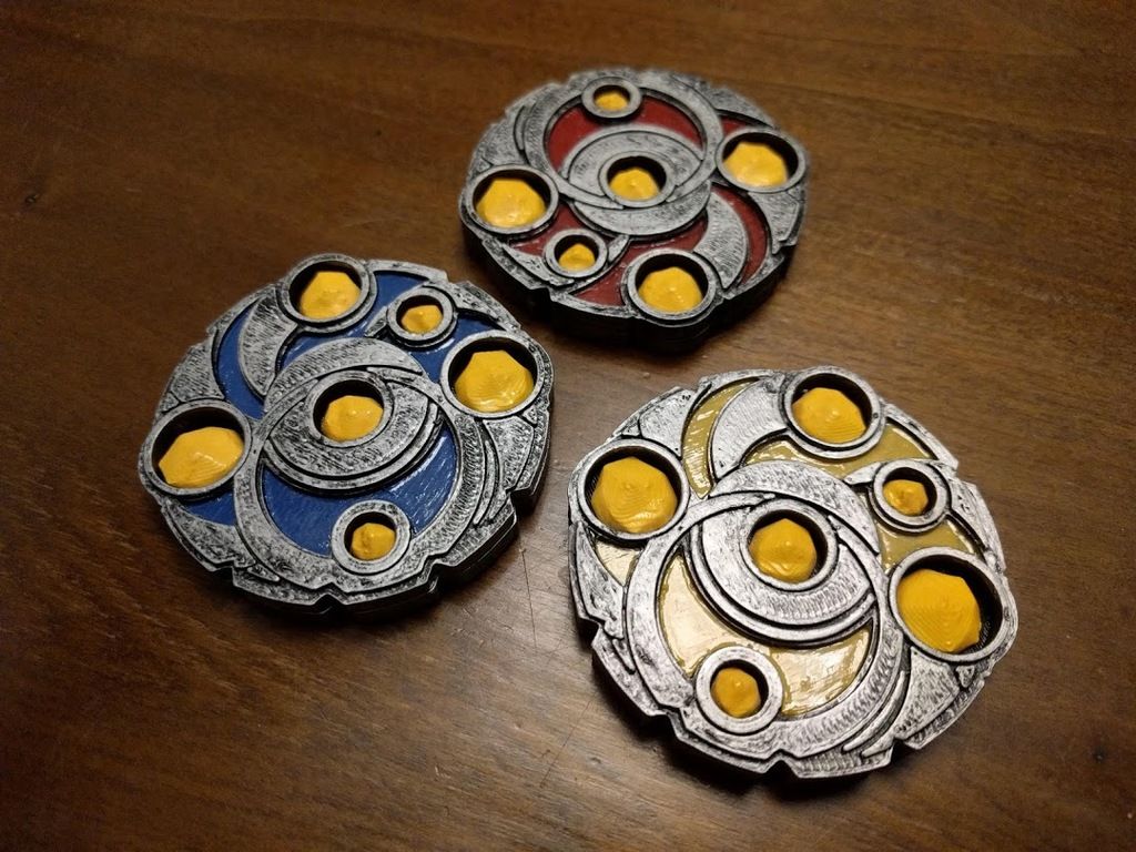 Keyforge Key Jpg Archivo 3D gratis Keyforge Key Token - Multipart V3・Plan imprimible en ...