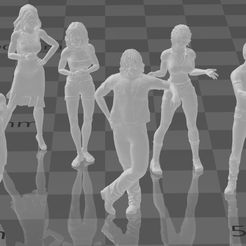 posers01.png 1:64 Scale figures 6 pack (casual life) I call these guys gasslands or hotwheels posers