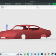 Screenshot-2505.png 1970 Ford Torino King Cobra scale detailed model, hollow shell body, clean no interior, rc, slot, drag, cars, resin, fdm, printable