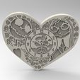clock-love.95.jpg clock of love 3D STL model for CNC Router and 3D printing