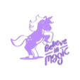 little pony unicorn.stl Fichier STL Petit poney, licorne, Croire en la magie...・Plan imprimable en 3D à télécharger, Allexxe