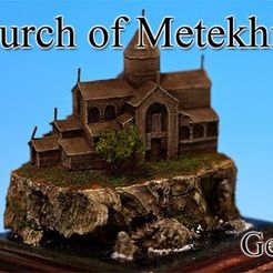 068-01_display_large.jpg Бесплатный STL файл Church of Metekhi -Georgia-・3D-печатный дизайн для скачивания
