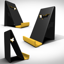 batman support .png Archivo 3D Batman support smartphone・Objeto para impresora 3D para descargar