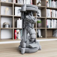 Gyarados-in-the-lab-from-pokemon-2.jpg Файл STL Гьярадос в лаборатории из покемона・Модель для загрузки и печати в формате 3D