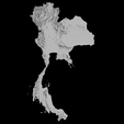 4.png Topographic Map of Thailand – 3D Terrain