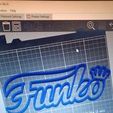 327512667_872361834057743_6046526858007533889_n.jpg Funko Logo Fast Print Wire Frame outline / Cake Topper/ Party decor/ Funko pop decor