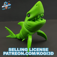 5_TEXT.png 3D Printable Flexible Shark Toy