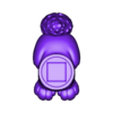 fox_body_stl.stl Clicky Animal Collection (FREE)