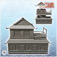 3.jpg Asian house with balcony (17) - Medieval Asia Feudal Asian Traditionnal Ninja Oriental