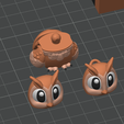 Screenshot-2026-04-19-231611.png Articulated Owl STL & 3MF – Flexi Print in place animal (Fidget Toy)