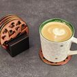 1000026298.jpg Coaster Set with Rollstop Table Stand