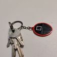 mask-with-keys.jpg Squid game keychain / Keychain the squid game