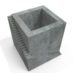 untitled.66.png Download free STL file mold for concrete planter with staircase • 3D print object, emilianobene94