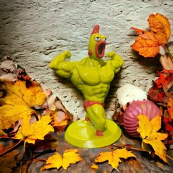 dfe9fb3f-9acb-4d1e-928b-c37bf0f894d0.jpeg STL file Swole Chicken・3D print object to download
