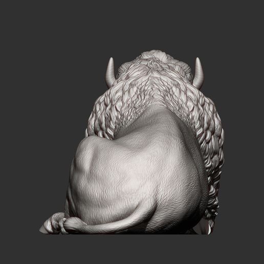 bison11.jpg Bison 3D-Druckmodell