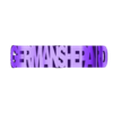 GermanShepard.stl Flip Text: Dog -  GermanShepard