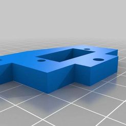 Servo_mount.jpg Fichier STL gratuit Monture servo paramétrique 9g pour Makerfarm i3 avec mise à niveau automatique du lit・Plan pour imprimante 3D à télécharger