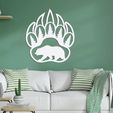 24-01.jpg Bear Metal Wall Art Laser Cut Files