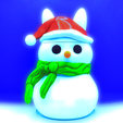 AD22D6D6-AE7D-44B8-9893-F32AD4B1A692.png snow bunny christmas candy, snowman Christmas