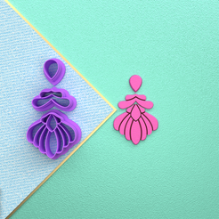 Flores-Primavera-verano-eulitec.png 3D file Polymer Clay Cutters beautiful falling flower *5 Size 2 Version Cut/eulitec.com/-cc-copyrighted-license・3D printable model to download