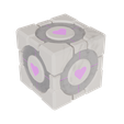 cube_01.png Companion cube and red portal button