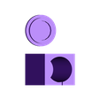 Example_parametric_coin_weight_1x1_22x1euro_cent_.stl Customizable Penny Weight / Coin Compartment